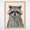 Raccoon Wall Art for Kids and Nursery Rooms - Cuddle Coon