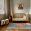 Nursery and Kids Cheetah Area Rug - Cosmic Cheetah