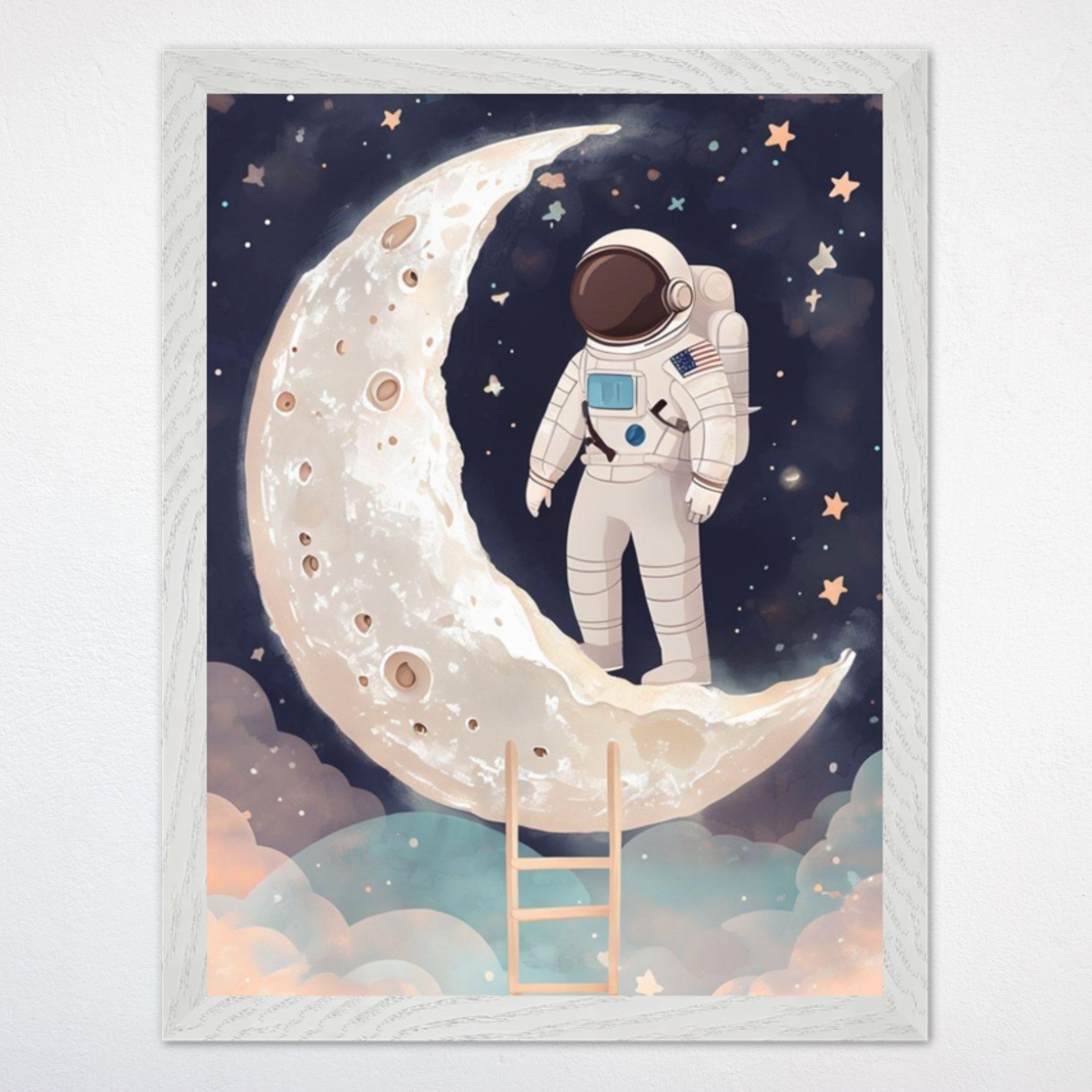 Astronaut Wall Decor for Playroom and Kids Rooms - Space Scout