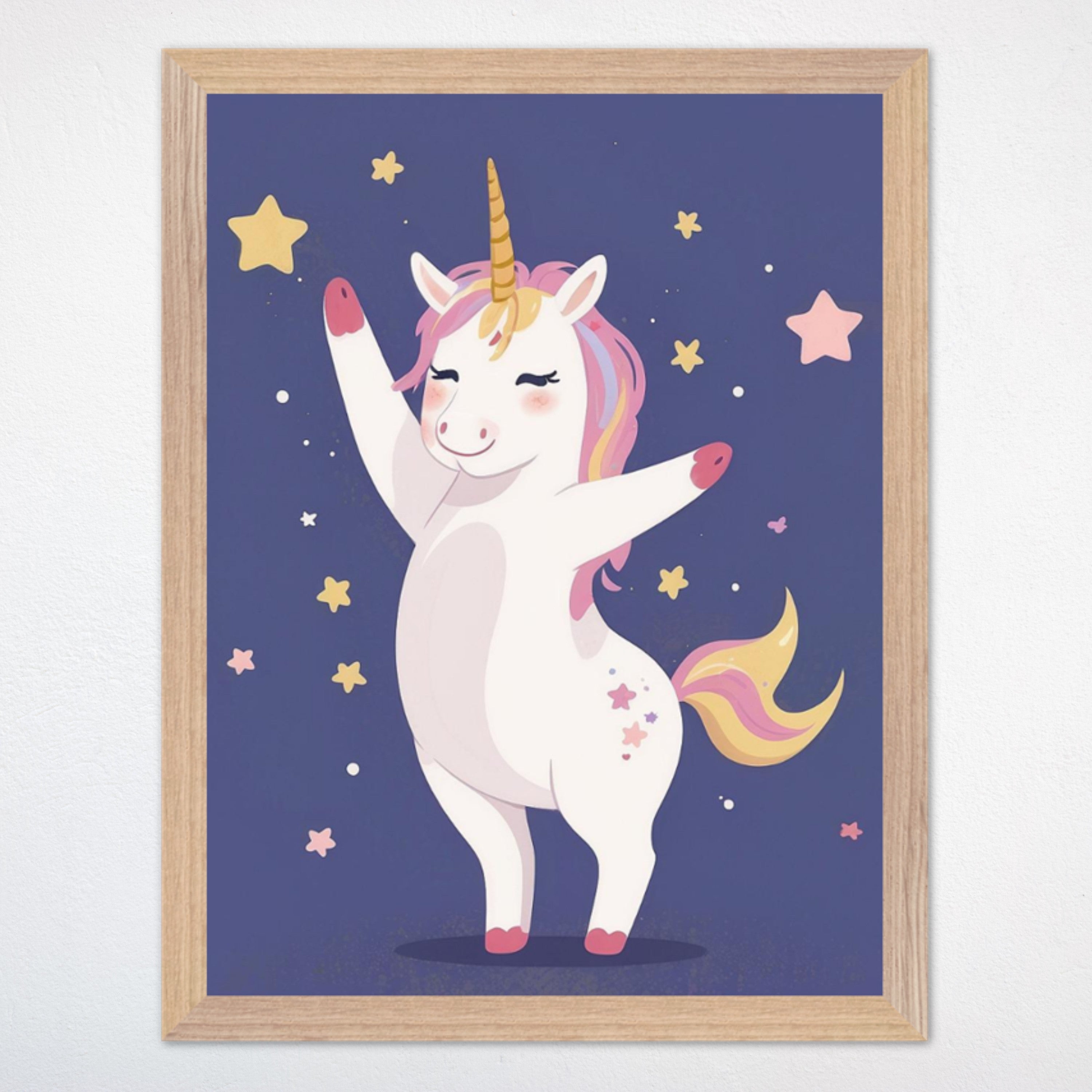 Unicorn Wall Decor for Kids and Nursery Rooms - Happy Hoof