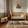 Nursery and Kids Lion Rug - Furry Royals