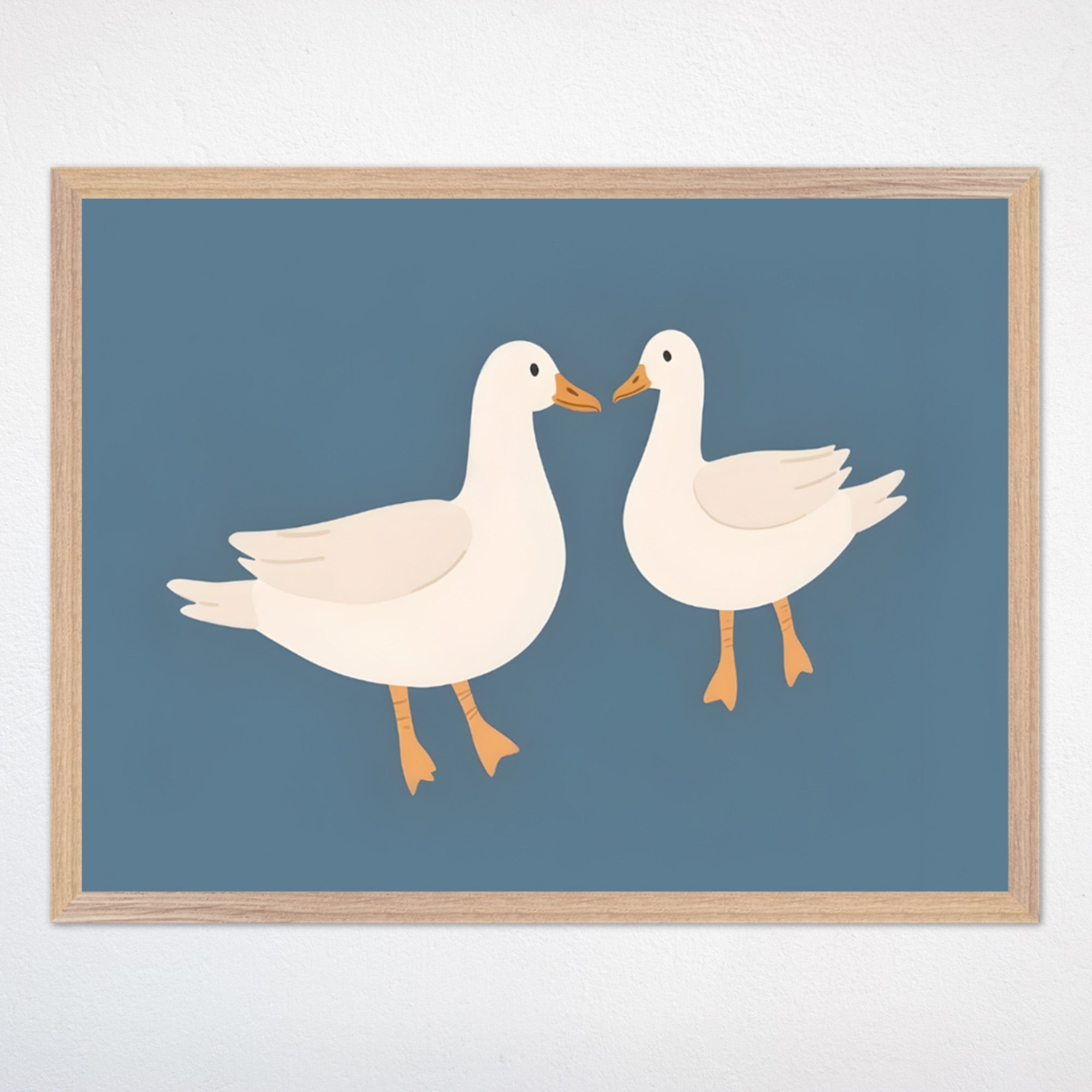 Goose Wall Decor for Kids and Nursery Rooms - Quack Quack Chat