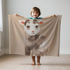 Lamb personalized name blankets - Lamb Love