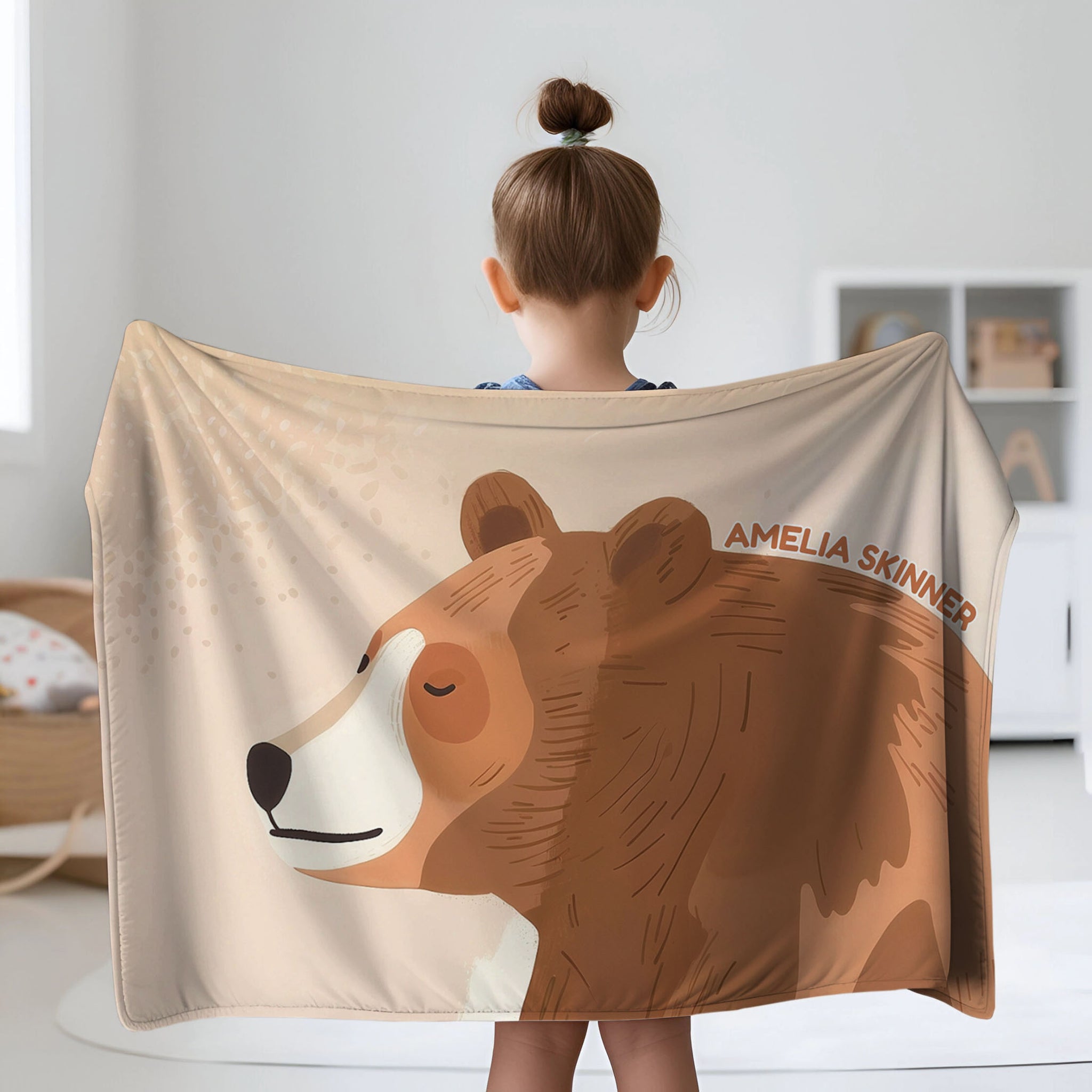 Woodland personalized blanket for babies and kids - Calm and Cozy