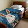 Bunny personalized name blankets - Hoppy Days