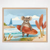 Koala Wall Art for Playroom and Kids Rooms - Koala Kahuna