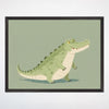 Crocodile Wall Art for Kids and BabyRooms - Gator Grin