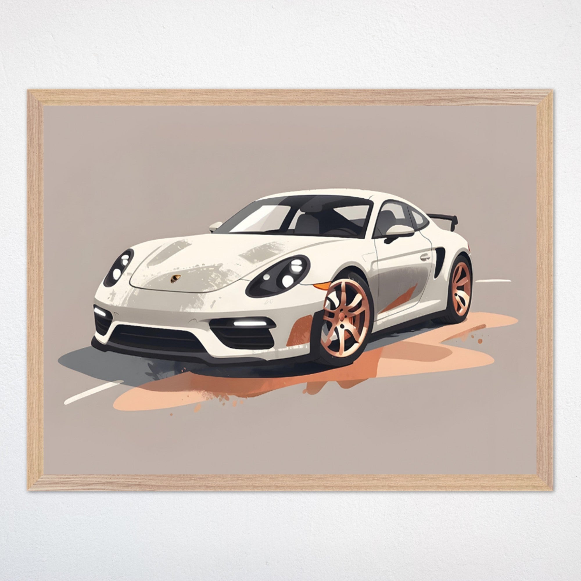 Car Wall Art for Kids and Nursery Rooms - Fast Flash