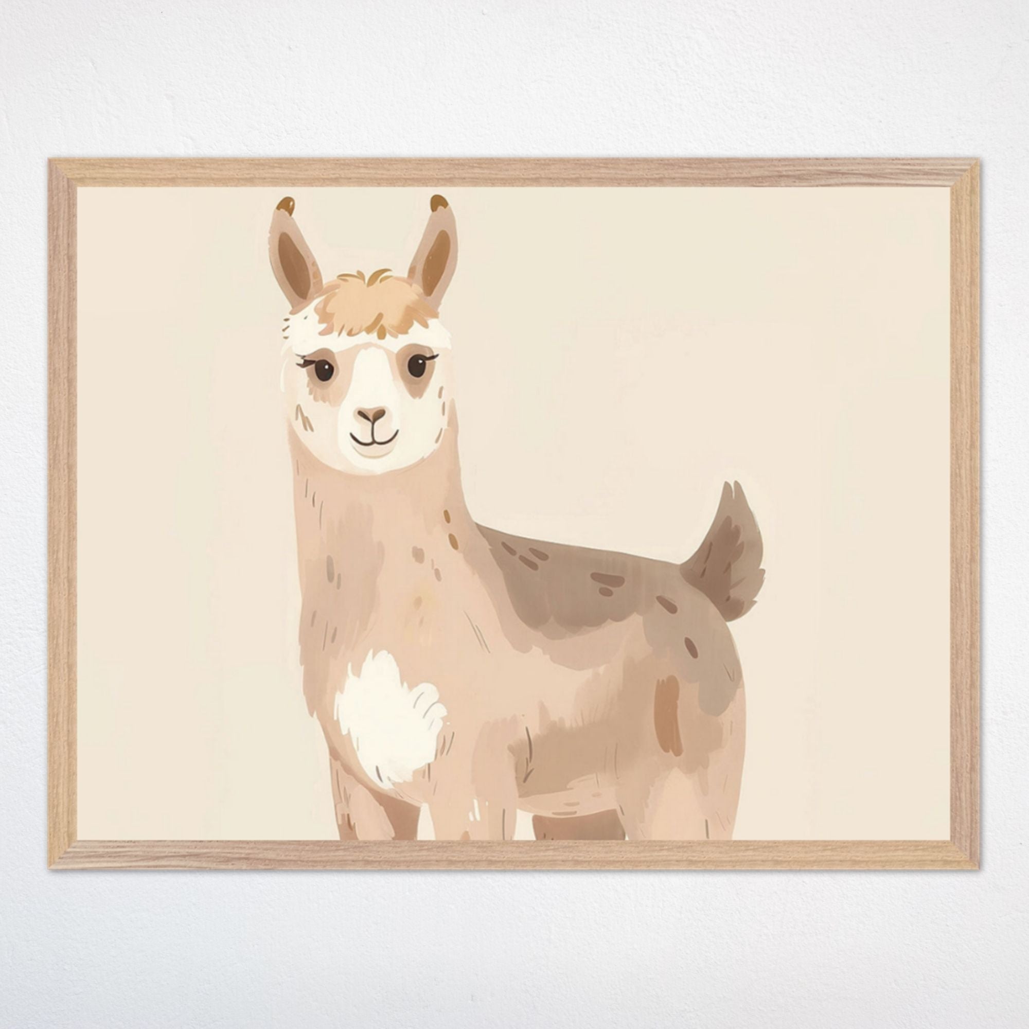 Llama Wall Decor for Kids and Nursery Rooms - Wooly Wonder