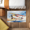 Kids and Nursery Airplane Area Rug - Cloud Cruiser Charlie