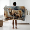 Sheep personalized blanket for newborn and kids - Sheepish Smiles