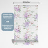 Flower Themed Wallpaper for Nursery and Kids Rooms - Bouquet of Tranquility