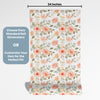 Flower Wallpaper Peel and Stick or Traditional - Rosy Reverie Tapestry