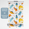 Dinosaur Themed Wallpaper for Nursery and Kids Rooms - Stellar Saur Expedition