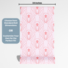 Geometric Theme Nursery Wallpaper - Sharp Pinks