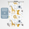 Animal Themed Nursery Wallpaper and Kids Room Wallpaper - Living Wild