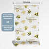 Bee Themed Nursery Wallpaper and Kids Room Wallpaper - Honeybee Garden Waltz