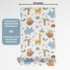 Kids and Nursery Safari Wallpaper - Safari Siesta