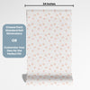 Flower Theme Nursery Wallpaper - Blush Meadow Dance