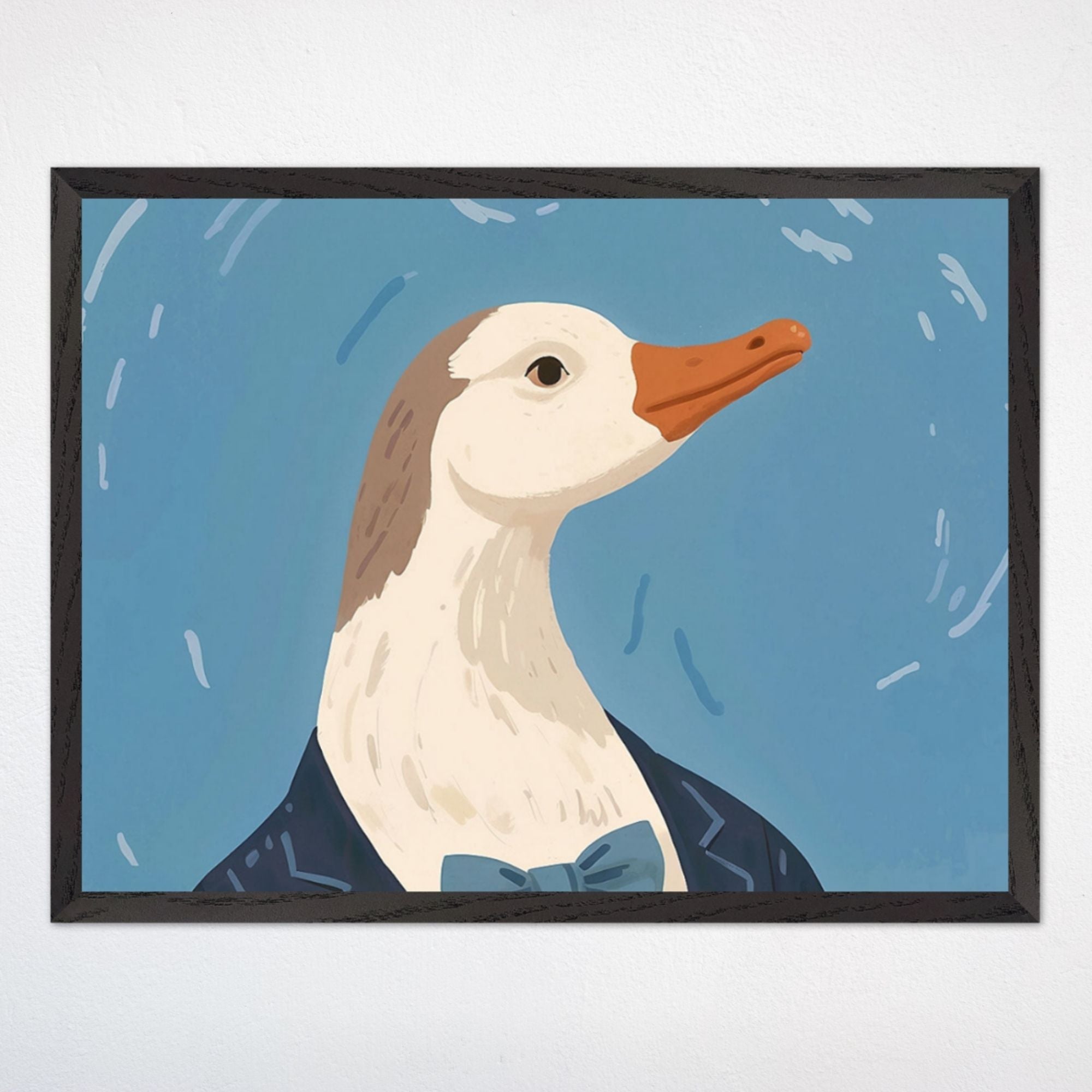 Goose Wall Art for Kids and Nursery Rooms - Goose in Style