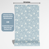 Floral Wallpaper for Nursery and Kids Rooms - Bluebelles