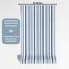 Traditional or Peel and Stick Stripe Wallpaper - Marine Stripes