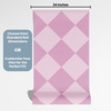 Geometric Themed Wallpaper - Harlequin Pink