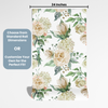 Flower Themed Nursery Wallpaper and Kids Room Wallpaper - Light as Roses