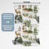 Forest Wallpaper Peel and Stick or Traditional - Forest Fauna Harmony