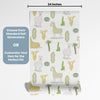 Traditional or Peel and Stick Llama Wallpaper - Llamascape Haven