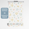 Floral Themed Nursery Wallpaper and Kids Room Wallpaper - Vibrant Leaves