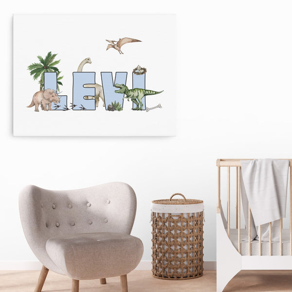 Personalized Dinosaur Wall Art