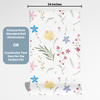 Flower Themed Nursery Wallpaper and Kids Room Wallpaper - Beaming Floras