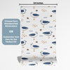 Birds Wallpaper Peel and Stick or Traditional - Coastal Chirps