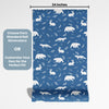 Animal Themed Nursery Wallpaper and Kids Room Wallpaper - Winter Wildlife Wonders