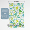 Dinosaur Themed Nursery Wallpaper and Kids Room Wallpaper - Jurassic Jubilee