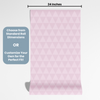 Geometric Wallpaper for Nursery and Kids Rooms - Pink Triads