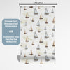 Nautical Wallpaper Peel and Stick or Traditional - Regatta Reflections