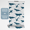 Whale Peel and Stick Wallpaper or Traditional Wallpaper - Marine Majesty