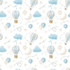 Hot Air Balloon Theme Wallpaper - Blue Skies