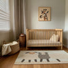 Nursery and Kids Sheep Area Rug - Baa Baa Bunch