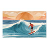 Surfing Area Rug for Kids and Nursery Rooms - Surfing Dreams