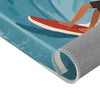 Surfing Area Rug for Kids and Nursery Rooms - Surfing Dreams