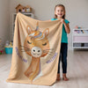 Unicorn personalized name blankets - Twinkle Horn