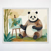 Panda Wall Art for Kids and Nursery Rooms - Panda Picasso