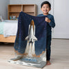 Space personalized children's blankets - Rocket Dreams