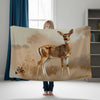 Forest personalized blanket for newborn and kids - Dawn's Gentle Fawn