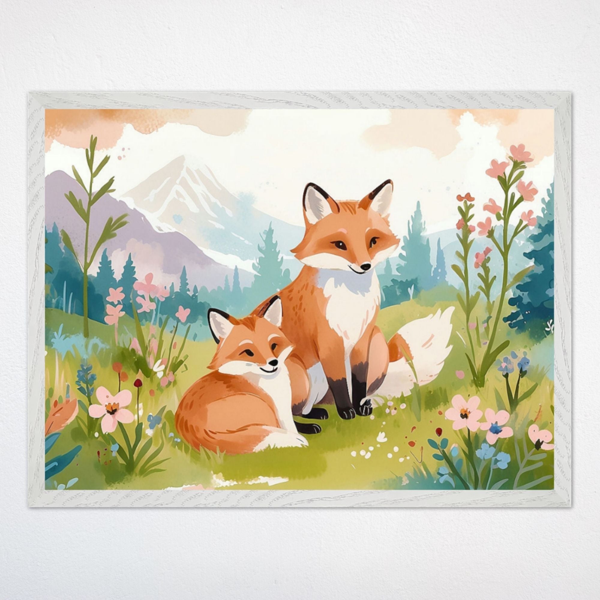 Fox Wall Decor for Playroom and Kids Rooms - Meadow Mischief