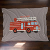 Fire Truck personalized blankets for kids and babies - Blaze Battler Express