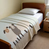 Sheep personalized children's blankets - Baa Baa Bunch